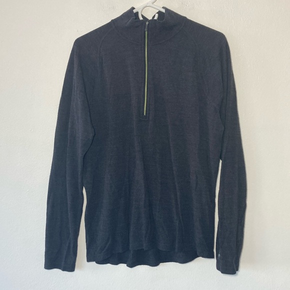 SMARTWOOL 1/4 Zip Pullover Merino Wool - Picture 1 of 16